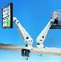 Monitor combines bright screen with swivel arm.
