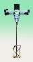 Variable Speed Mixer handles high viscosity materials.