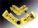 Clamps provide variable-angle positioning.