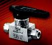 Miniature Ball Valve is pressure rated at 2500 psig CWP.