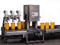 Gravimetric Filler can fill 6 pails simultaneously.