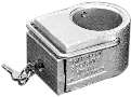 Lock secures trailers and containers without key.