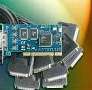 I/O Adapter provides eight RS232 ports.