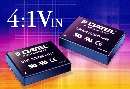 DC/DC Converters offer 4 to 1 input voltage ranges.