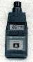 LCD Laser Beam Tachometer measures rpm up to 100,000.