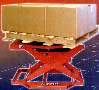 Pneumatic Leveler automatically adjusts pallet height.