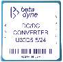 DC/DC Converter offers dual isolated outputs.