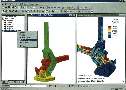 Software provides linear contact analysis.