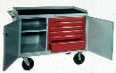 All-Welded Mobile Work Centers measure 48 x 26 x 36 in.