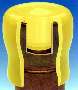 Plug/Cap provides customized product protection.