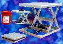 Miniature Lift Table is electromechanically operated.