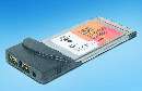 PC Card offers two USB 2.0 ports.