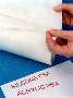 Adhesive Tape is double coated with silicone and acrylic.