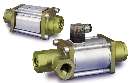 Solenoid Valve has straight-through flow path.