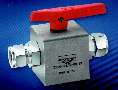 Ball Valve features quick-on, quick-off control.