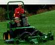 Rotary Mowing Deck performs on flat and uneven terrain.