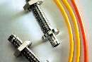 Fiber-Optic Feedthroughs are hermetically sealed.