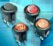 Rocker Switches fit round panel cut-out.