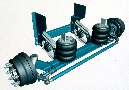 Steerable Lift Axle features aluminum beams.