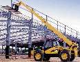Telehandlers are offered with capacities to 9,000 lb.