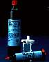 Adhesive continues to cure after exposure to UV light.