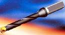 Drill performs deep hole drilling.