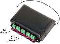 RF Receiver offers 4 independently programmable outputs.