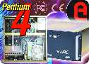 Industrial Computer offers 2.4 GHz Pentium 4 processor.