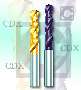 Carbide Drills are coated for increased productivity.
