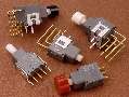 Pushbutton Switches perform PC board-level switching.