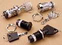 Keylock Switches have vertically rotating switching mechanism.