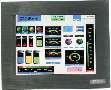 Touchscreens provide integrated hardware/software solution.