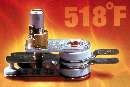 Thermostats feature wide temperature control range.