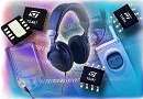 Stereo Headphone Amplifiers operate down to 2 V.