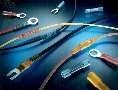 Heat-Shrinkable Splices and Terminals accept 22-10 AWG wire.