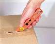 Utility Knife reduces possibility of injuries.