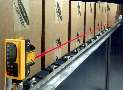 Retroreflective Laser Sensors provide small object detection.