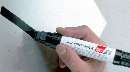Industrial Paint Marker produces large, bold lines.