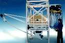 Bulk Bag Discharger fits height-restricted areas.