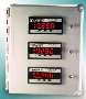 Vibration Monitors are housed in fiberglass enclosure.