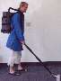 Backpack Vacuum offers HEPA filtration.