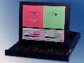 Flat Panel LCD Display has 17 in. diagonal viewable area.