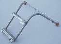 Stabilizer attaches to extension ladders up to 40 ft.