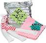 Battery Acid Spill Pack absorbs up to 4 gal spills.