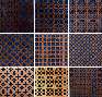 Screening Panels come in 13 different patterns.