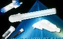 Light Pipes use custom polycarbonate compound.