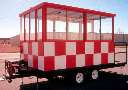 Mobile Booths offer portability and visibility.