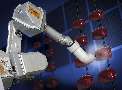 Robot is suited for spray coating applications.