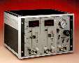 Gas Generator blends gas standards in laboratory.