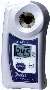 Refractometer has digital display and compact design.